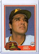 1981 Topps Traded #847 John Urrea