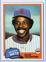 1981 Topps Traded #849 Ellis Valentine