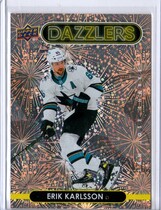 2021 Upper Deck Dazzlers Orange Series 2 #DZ-87 Erik Karlsson