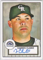 2007 Topps 52 Signatures #52S-DC Darren Clarke