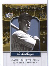 2008 Upper Deck Yankee Stadium Legacy Collection 1001-1500 #1041 Joe DiMaggio