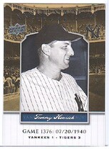 2008 Upper Deck Yankee Stadium Legacy Collection 1001-1500 #1376 Tommy Henrich
