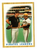 1987 Topps Tiffany #131 Pirates Leaders
