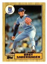1987 Topps Tiffany #140 Bret Saberhagen