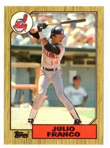 1987 Topps Tiffany #160 Julio Franco