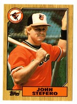 1987 Topps Tiffany #563 John Stefero