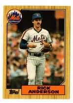 1987 Topps Tiffany #594 Rick Anderson