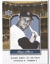 2008 Upper Deck Yankee Stadium Legacy Collection 3001-3500 #3400 Roger Maris