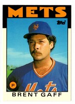 1986 Topps Tiffany #18 Brent Gaff