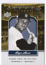 2008 Upper Deck Yankee Stadium Legacy Collection 3001-3500 #3403 Roger Maris