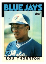 1986 Topps Tiffany #488 Lou Thornton