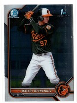 2022 Bowman Chrome Prospects #BCP-155 Maikol Hernandez