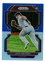 2022 Panini Prizm Navy Blue-Carolina Blue Prizm #92 Jake Meyers