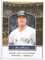 2008 Upper Deck Yankee Stadium Legacy Collection 4001-4500 #4419 Lou Piniella