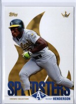 2022 Topps X Bobby Witt Jr. Crown Collection #46 Rickey Henderson