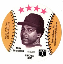 1976 Orbakers Discs #NNO Andre Thornton