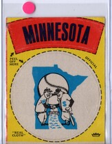 1968 Fleer Cloth Stickers #NNO Minnesota Twins