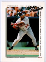 1994 O-Pee-Chee OPC Jumbo All Stars Foil #17 Kirby Puckett