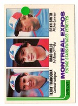 1982 O-Pee-Chee OPC Base Set #118 Expos Future Stars