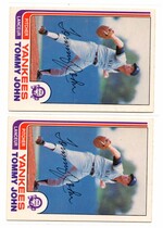 1982 O-Pee-Chee OPC Base Set #75 Tommy John