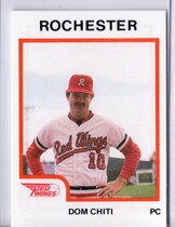1987 ProCards Rochester Red Wings #15 Dom Chiti