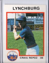 1987 ProCards Lynchburg Mets #1 Craig Repoz