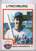 1987 ProCards Lynchburg Mets #25 Mark Brunswick
