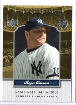 2008 Upper Deck Yankee Stadium Legacy Collection 6001-6500 #6242 Roger Clemens