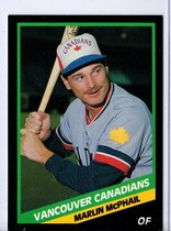 1988 CMC Vancouver Canadians #25 Marlin Mcphail