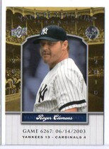 2008 Upper Deck Yankee Stadium Legacy Collection 6001-6500 #6267 Roger Clemens