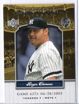 2008 Upper Deck Yankee Stadium Legacy Collection 6001-6500 #6273 Roger Clemens