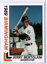 1989 Best Birmingham Barons #12 Jerry Bertolani