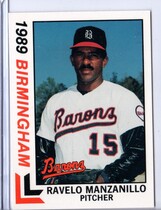 1989 Best Birmingham Barons #13 Ravelo Manzanillo