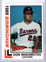 1989 Best Birmingham Barons #16 Don Wakamatsu