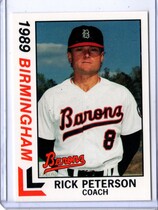 1989 Best Birmingham Barons #28 Rick Peterson
