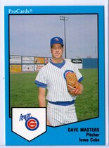 1989 ProCards Iowa Cubs #1698 Dave Masters