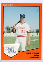 1989 ProCards Visalia Oaks #1423 Vince Teixeira