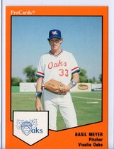 1989 ProCards Visalia Oaks #1445 Basil Meyer