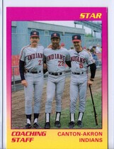 1989 Star Canton-Akron Indians #2 Billy Williams|Bob Molinaro|Eric Rasmussen