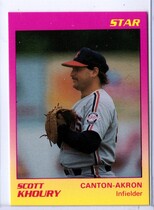 1989 Star Canton-Akron Indians #10 Scott Khoury