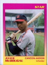 1989 Star Canton-Akron Indians #15 Julius Mcdougal