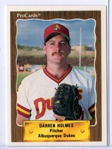 1990 ProCards Albuquerque Dukes #339 Darren Holmes
