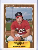 1990 ProCards Birmingham Barons #1399 Pat Roessler