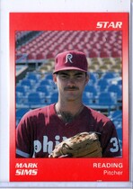 1990 Star Reading Phillies #22 Mark Sims
