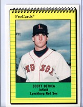 1991 ProCards Lynchburg Red Sox #1204 Scott Bethea