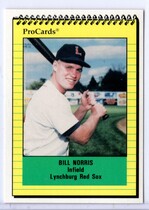 1991 ProCards Lynchburg Red Sox #1207 Bill Norris