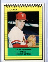 1991 ProCards Savannah Cardinals #1644 Bryan Eversgerd