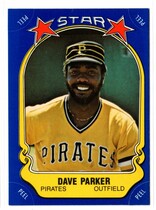 1981 Fleer Star Stickers #26 Dave Parker