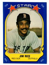 1981 Fleer Star Stickers #53 Jim Rice