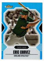 2007 Finest Refractors Blue #47 Eric Chavez